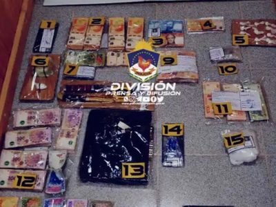 Golpe al narcomenudeo en Cutral Co: secuestraron más de dos millones de pesos, cocaína y marihuana