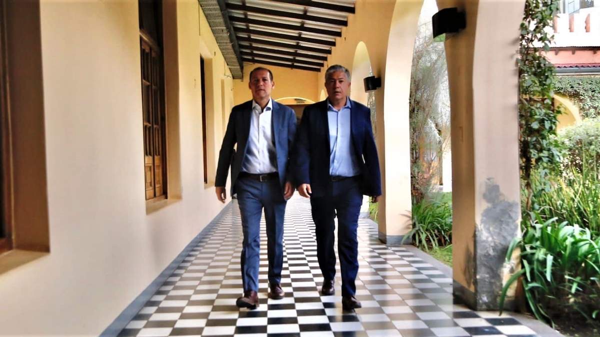 Omar Gutiérrez y Rolando Figueroa. Fuente: (X)