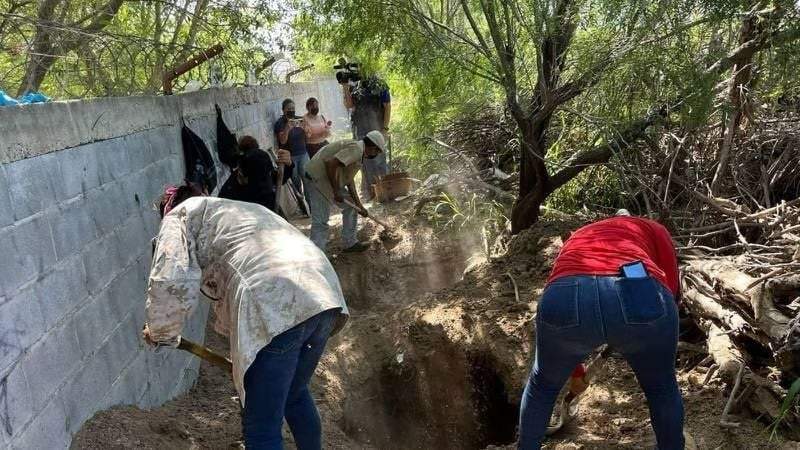 Colectivo Amor por los Desaparecidos en Tamaulipas realizan labores de búsquda