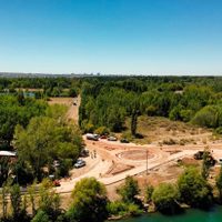 Conexión Balsa Las Perlas: la pavimentación de la calle Río Colorado - Futaleufú llegó al 50% de ejecución