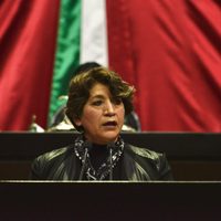 Delfina Gómez regresa a su escaño en el Senado de cara a las elecciones en el Edomex