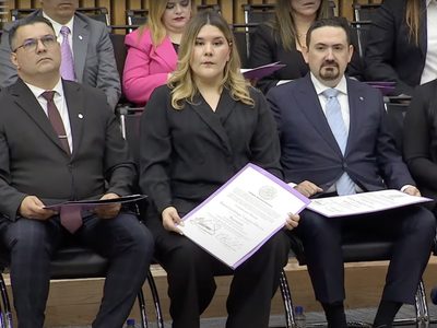 INE da constancia a magistrada promovida en acordeones entregados por el gobierno de Nuevo León