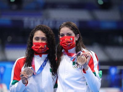 Alejandra Orozco y Gabriela Agúndez ganan bronce para México
