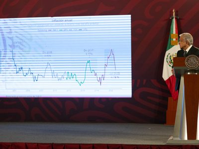 AMLO celebra que la inflación haya bajado a 4.79% la primera quincena de julio