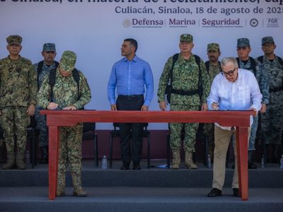 El gobernador Rubén Rocha presume disminución de homicidios dolosos en Sinaloa