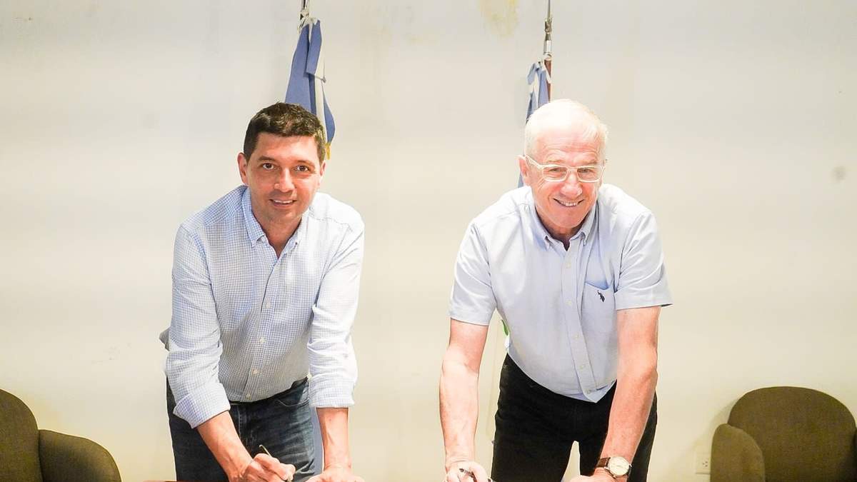 Marcos Koopmann y Leandro Bertoya. Fuente: (Twitter)