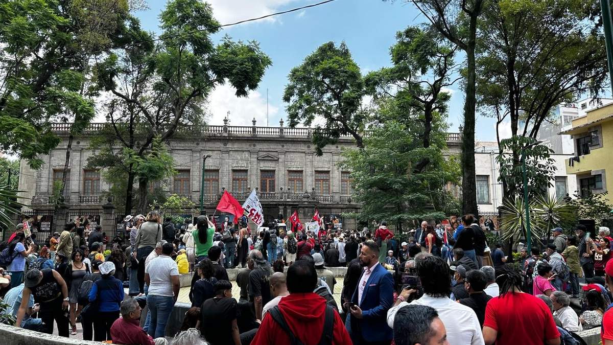La manifestación
