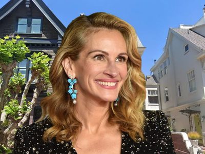 Julia Roberts presume del living de su lujosa mansión en San Francisco con estilo victoriano