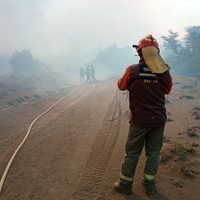 Incendio en Valle Magdalena: la lluvia ayudó a detener la propagación del fuego