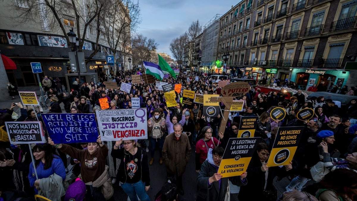 La manifestación en Madrid