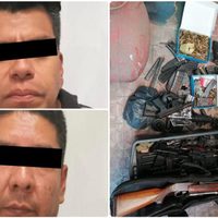 Detienen en CDMX a dos hombres en posesión de armas y químicos para drogas