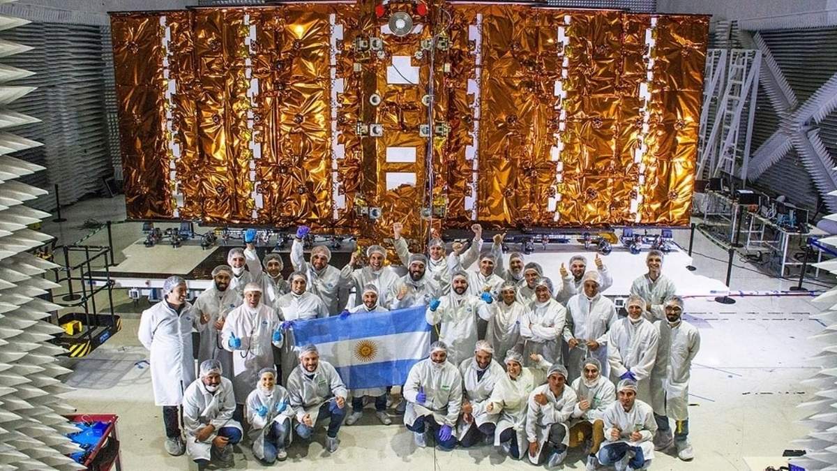 Satélite SAOCOM 1B. Fuente: (Twitter)