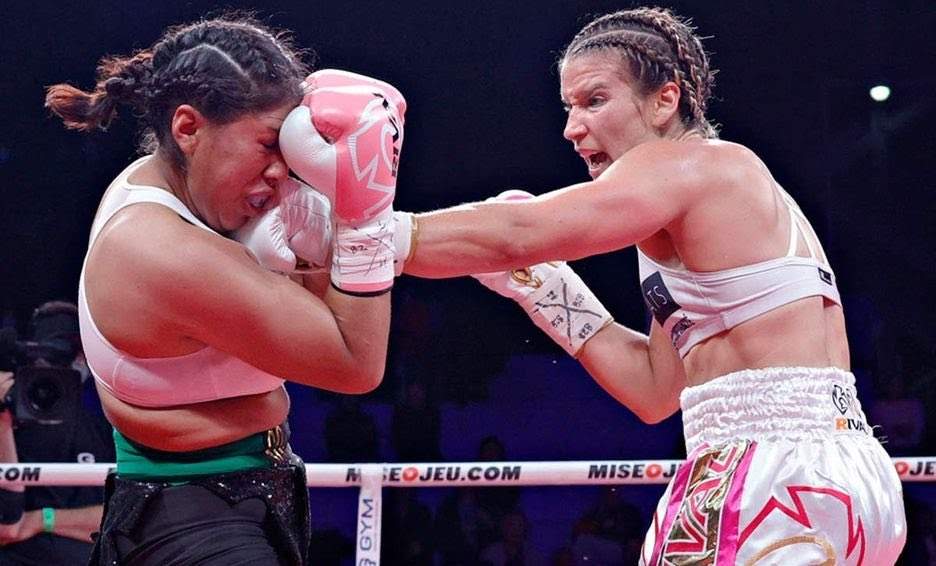 La boxeadora mexicana Jeanette Zacarías