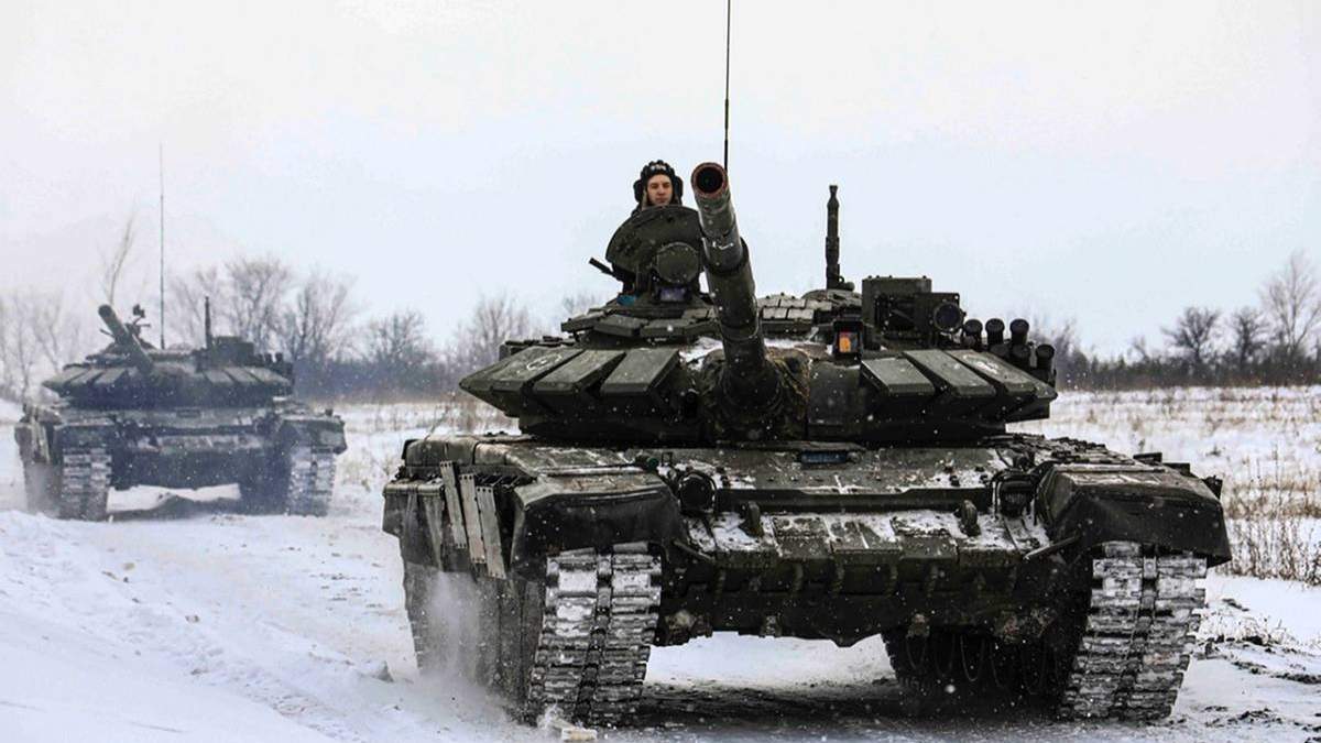 Maniobras militares en Leningrado, Rusia