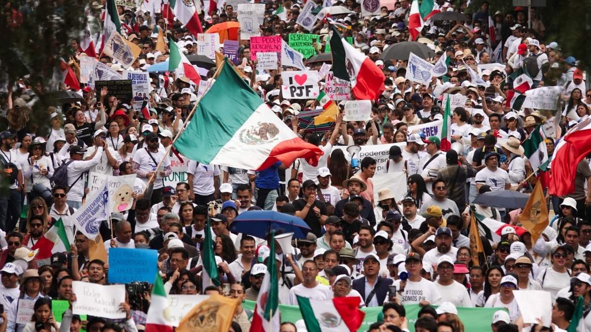 Protesta de alumnos de la UNAM