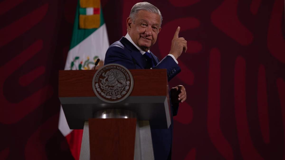 López Obrador en Palacio Nacional