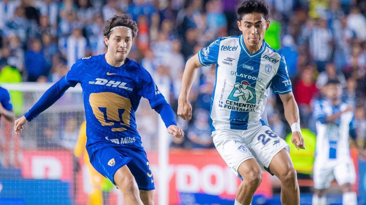 El partido entre Pachuca y Pumas
