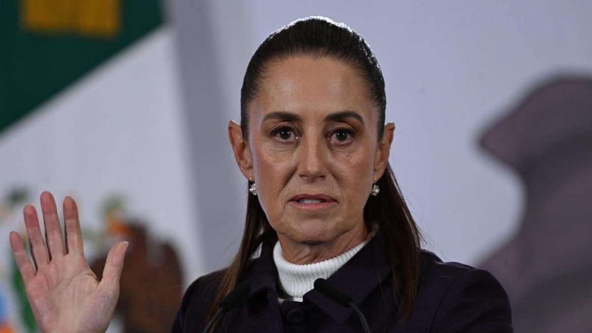 La presidenta Claudia Sheinbaum en la mañanera