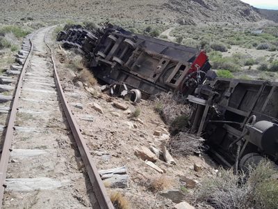 Descarrilló el histórico tren La Trochita con 57 pasajeros extranjeros