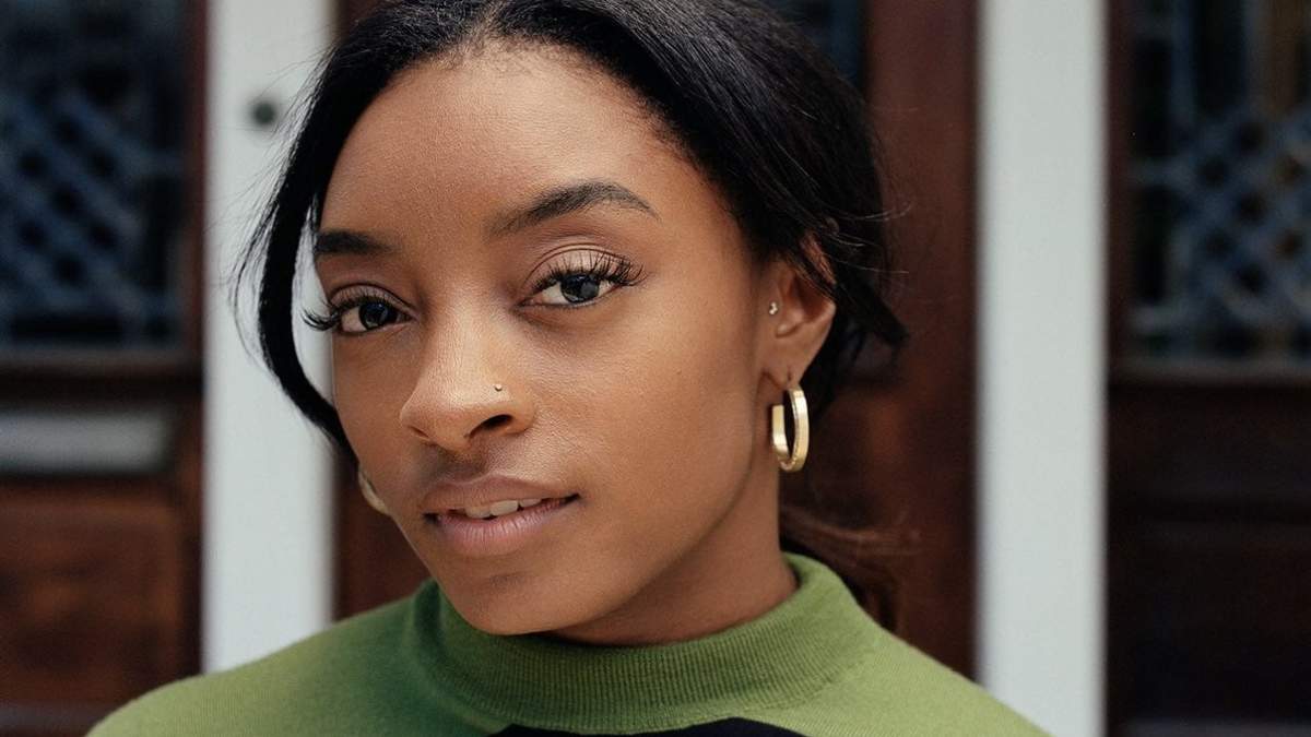 La campeona olímpica estadunidense Simone Biles