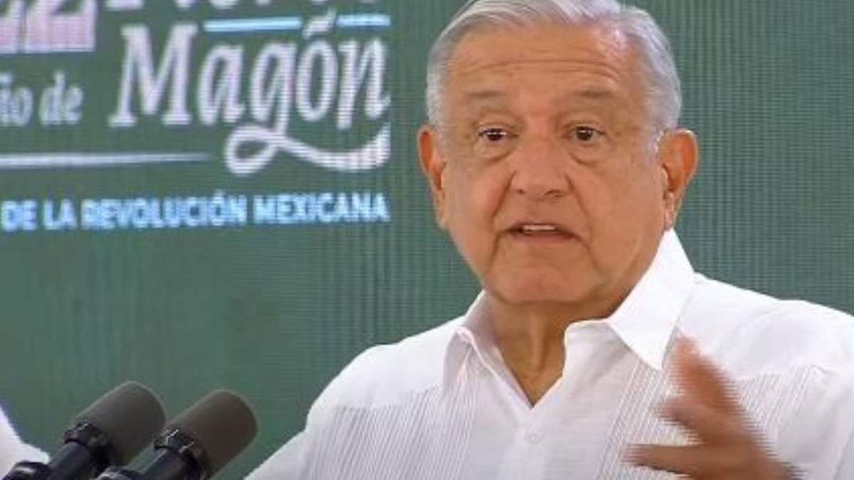 El presidente López Obrador