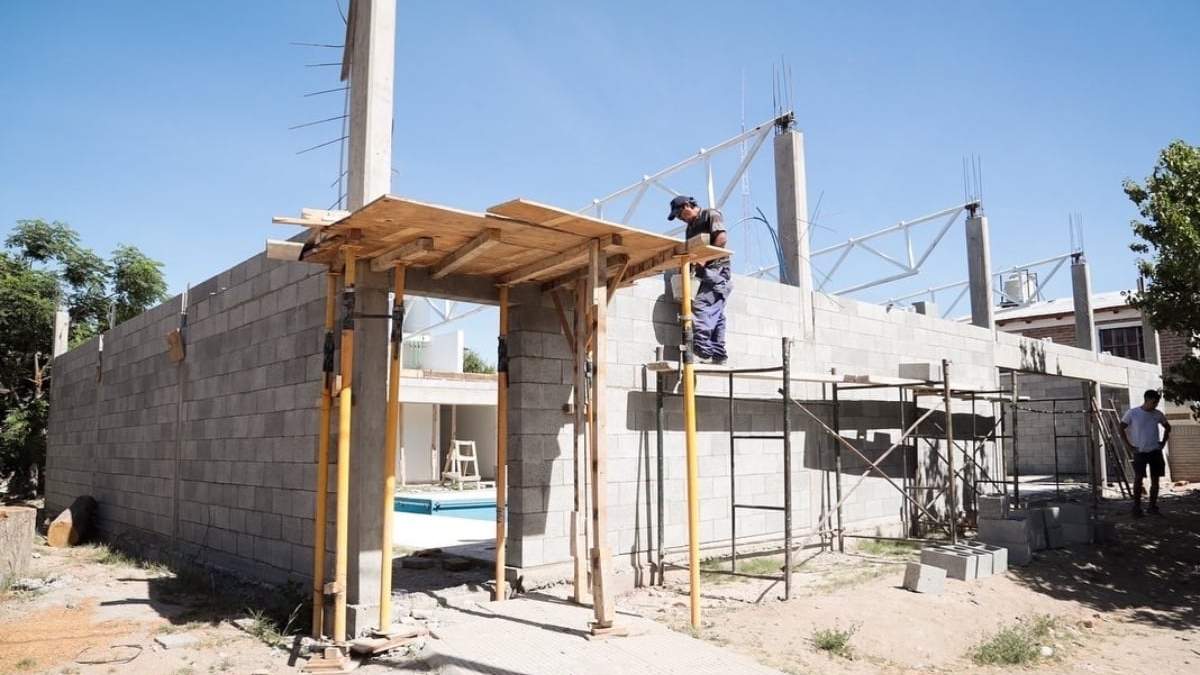 La obra avanza en el predio de la asociación. Fuente: (Twitter)