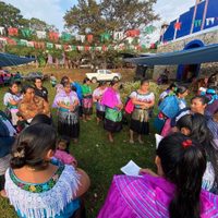 Tsotsiles en Chiapas marcharon para exigir “alto a la violencia a las mujeres en todas sus formas”