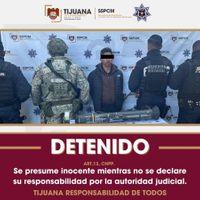 Arrestan a sujeto que caminaba con bazuca por calles de Tijuana