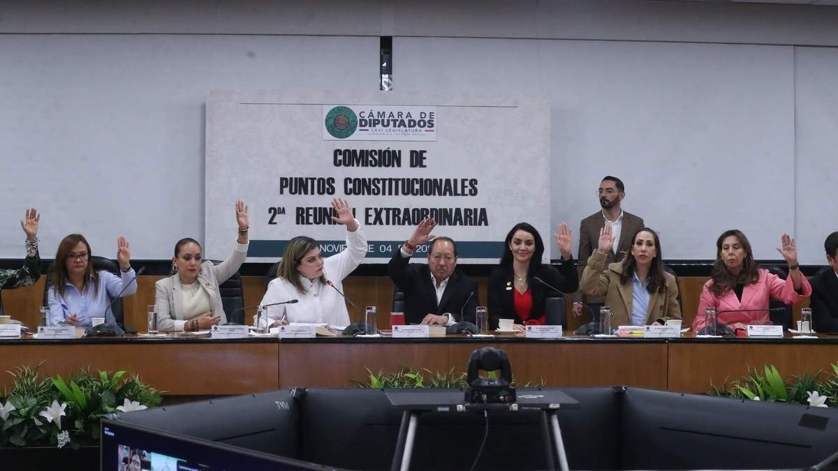 Votación en la Comisión de Puntos Constitucionales en la Cámara de Diputados