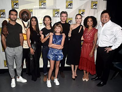 Se filtraron imágenes de dos personajes de The Eternals una de las nuevas películas de Marvel