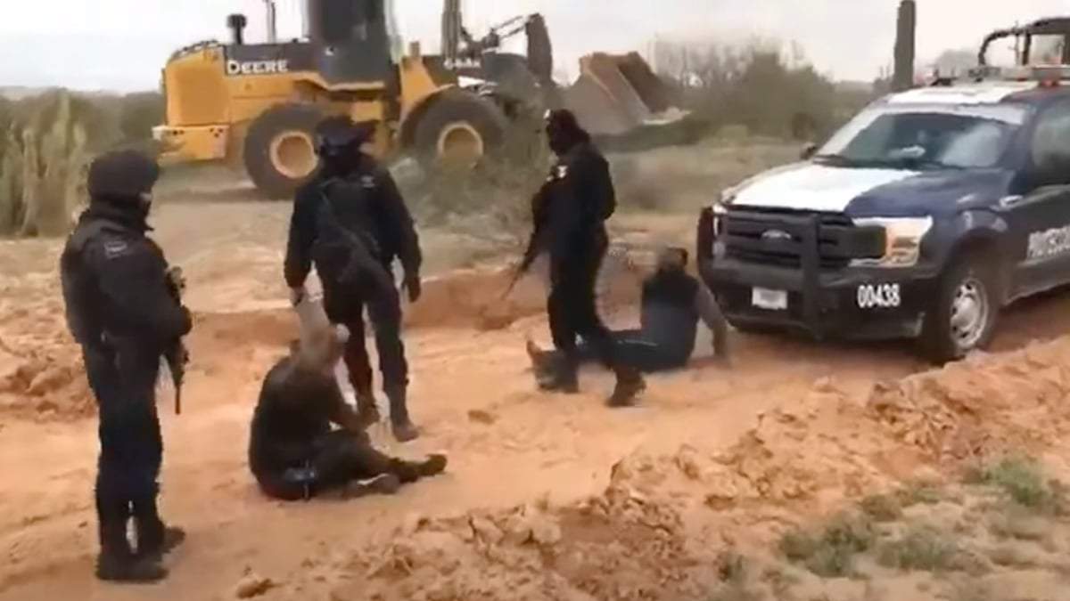 Los ejidatarios fueron desalojados por elementos de la Policía Federal