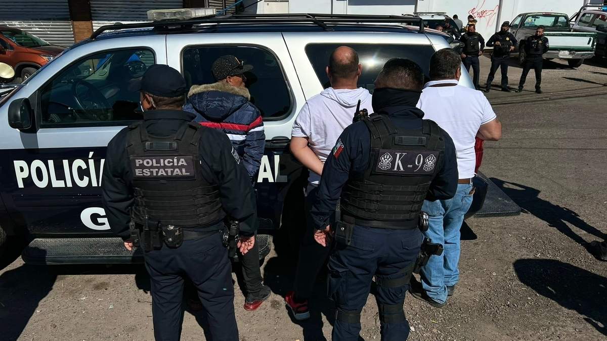 Tres de los detenidos