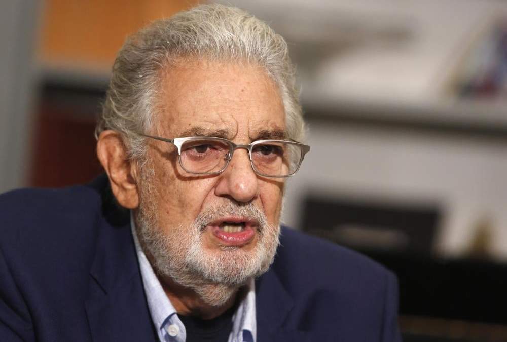 El tenor Plácido Domingo