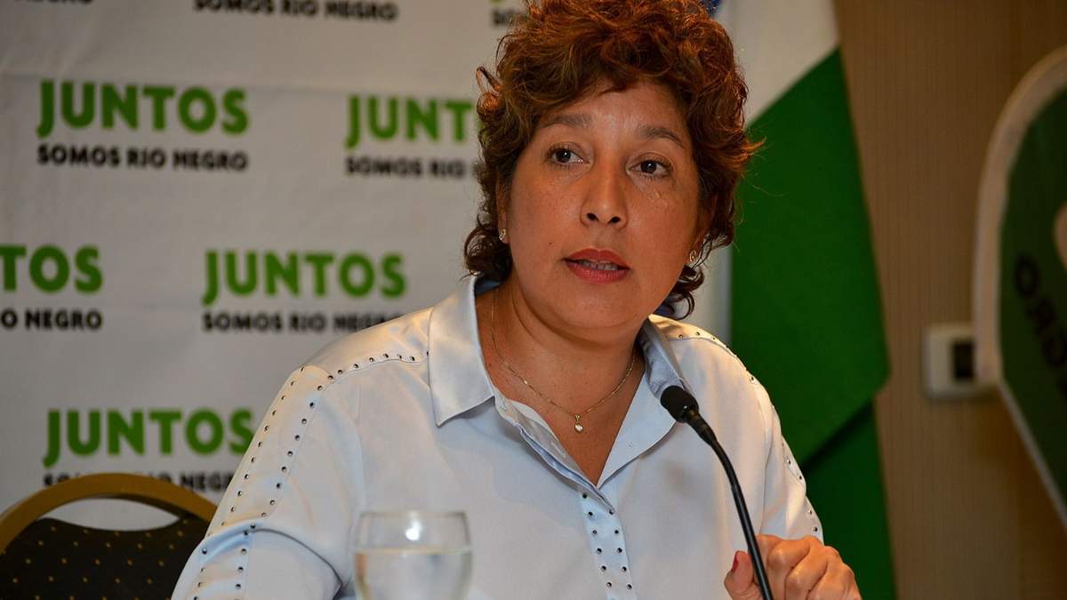 Arabela Carreras, gobernadora de Río Negro. Fuente: (Twitter)