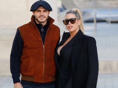 "Mi amor": la romántica imagen de Mauro Icardi y Wanda Nara, a puros mimos desde París
