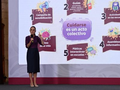 Sheinbaum presenta “ABC de las emociones” para atender la salud mental de menores