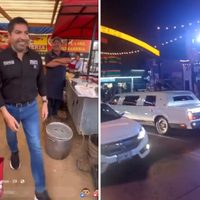 Candidato de Morena al Senado hace campaña en limusina (Video)
