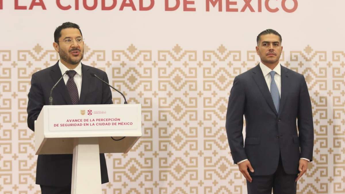 Martí Batres y Omar García Harfuch