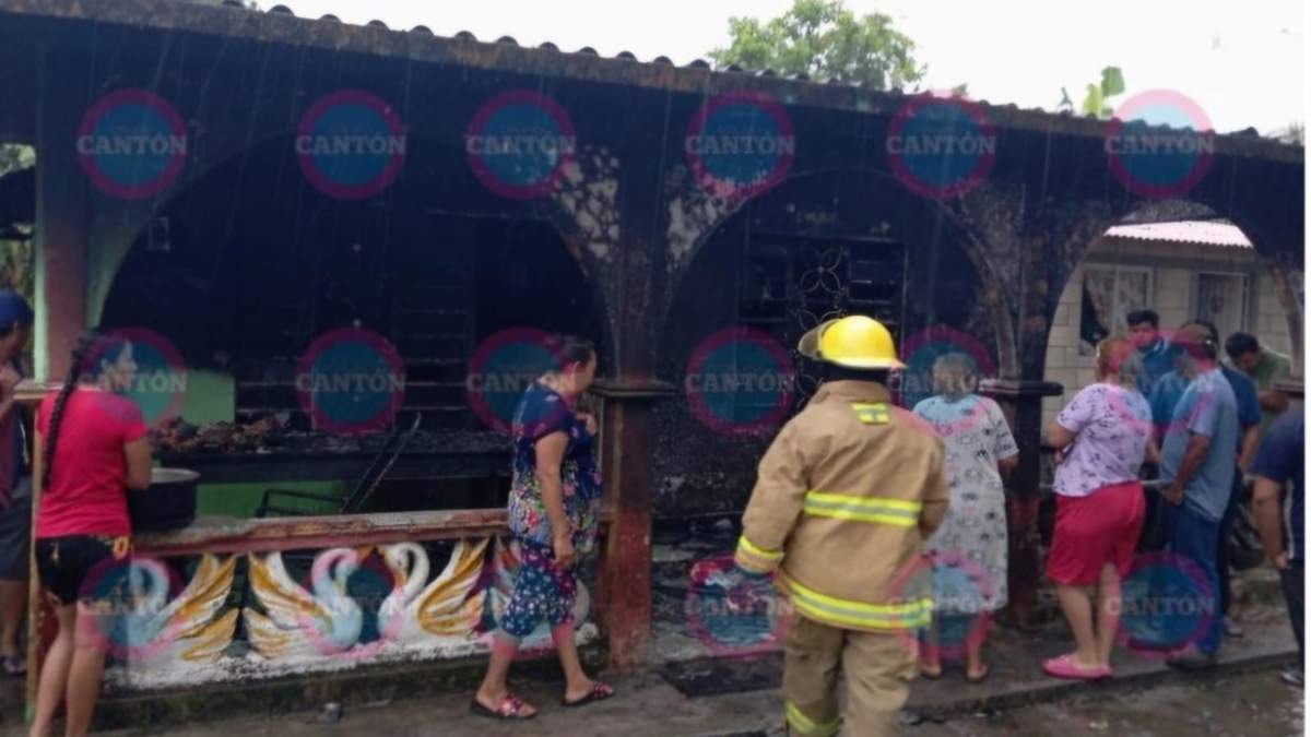 Vivienda donde presuntamente se almacenaba huachicol
