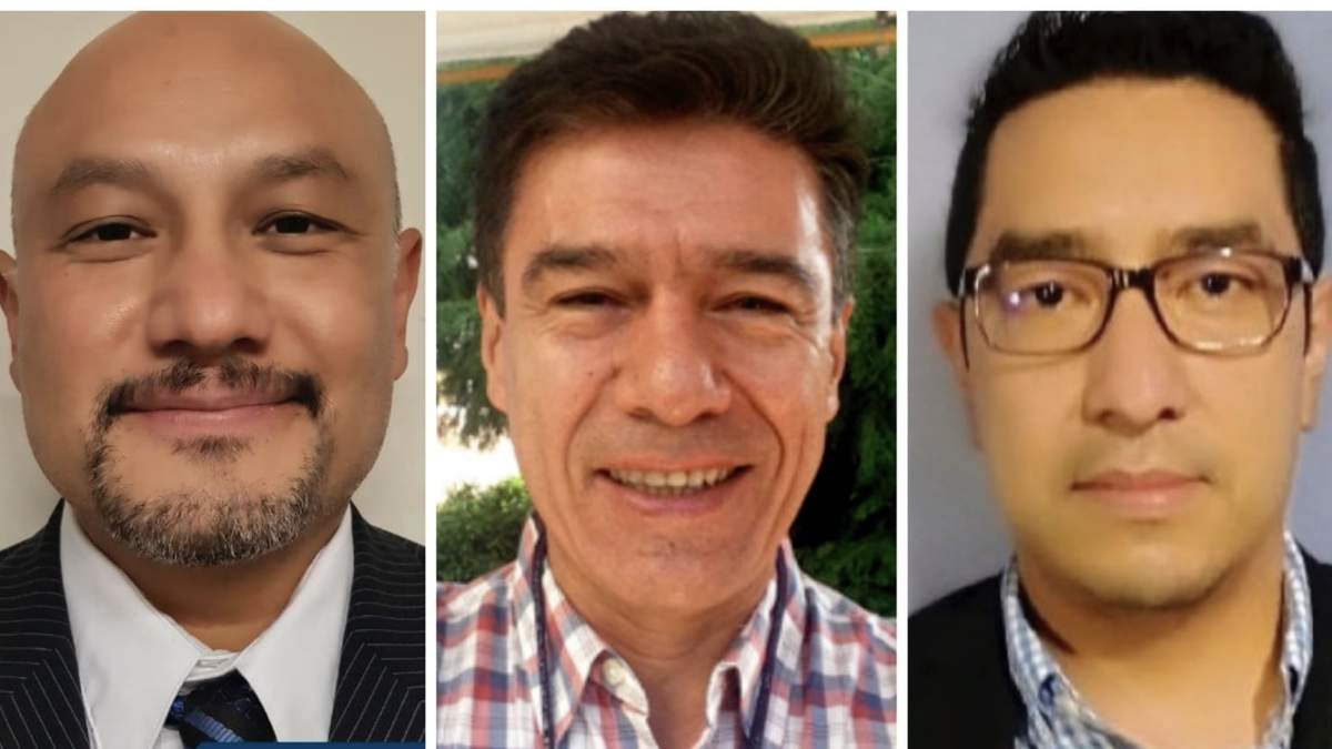 Los investigadores José Luis Gálvez, Sigifredo Pedraza Sánchez y Oscar Palmeros Rojas