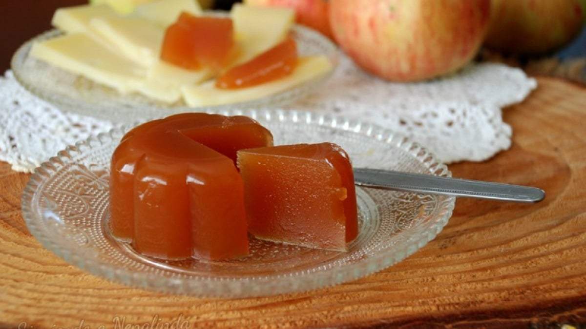 Dulce de manzana y nueces. Fuente: (Siguiendo a Nenalinda)