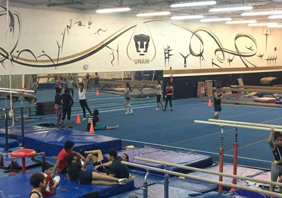 En imagen de archivo, instalaciones de gimnasia de la UNAM