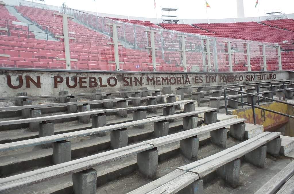 Estadio Nacional. El último mensaje de Allende a la nación
