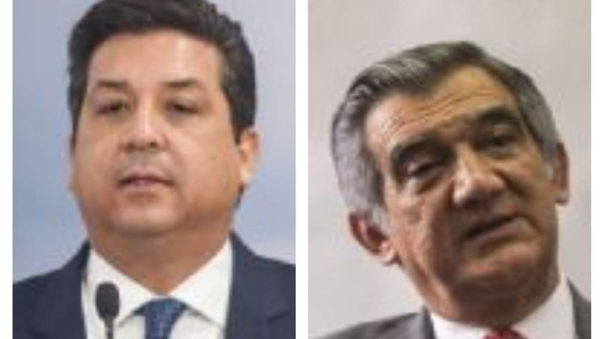 El exgobernador de Tamaulipas, Francisco García Cabeza de Vaca, y Américo Villarreal Anaya
