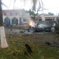 FGR investiga la explosión del coche bomba en Coahuayana, Michoacán