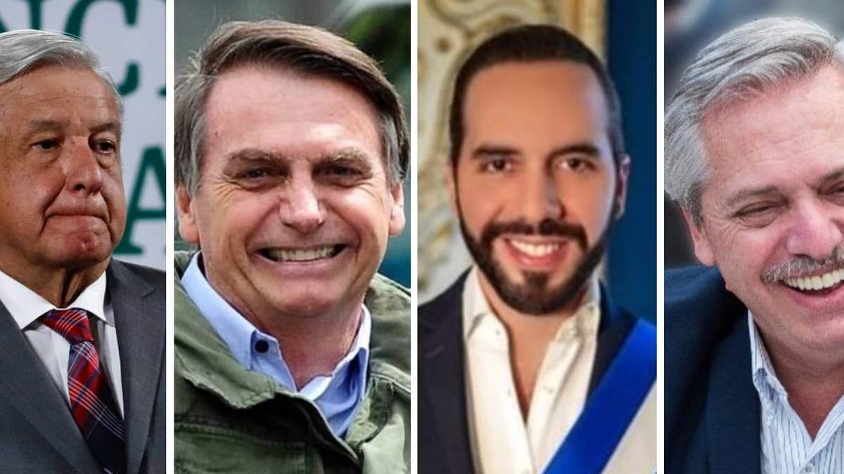 AMLO, Bolsonaro, Bukele y Fernández