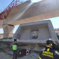 Colapsa estructura del Tren Interurbano México-Toluca