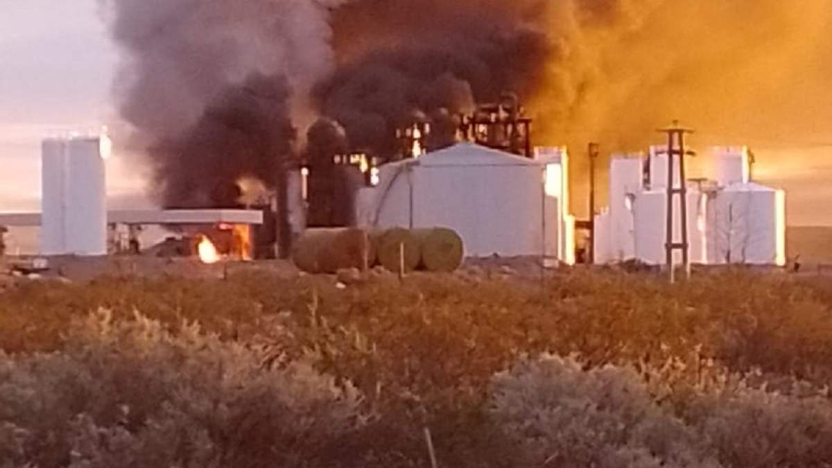 Por la explosión de la refinería se constituyó un Comité de Crisis. Fuente: (Facebook)