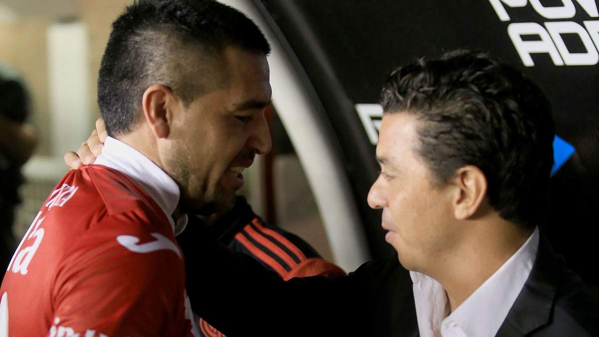 Gallardo y Riquelme. Fuente: (Instagram)