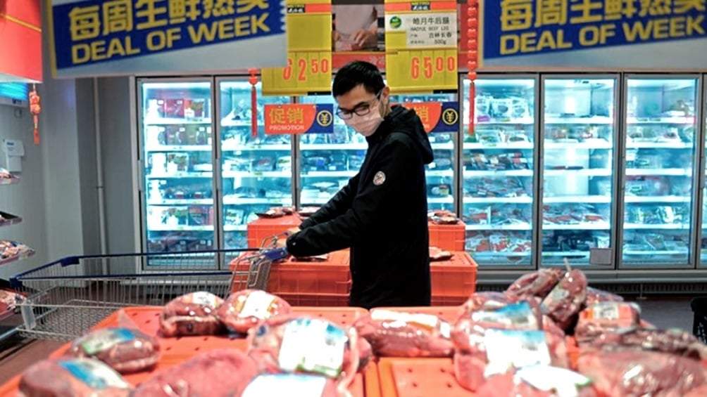 China afectada por el coronavirus. Fuente: (Twitter)